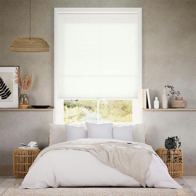 recycled light filtering honeycomb shades